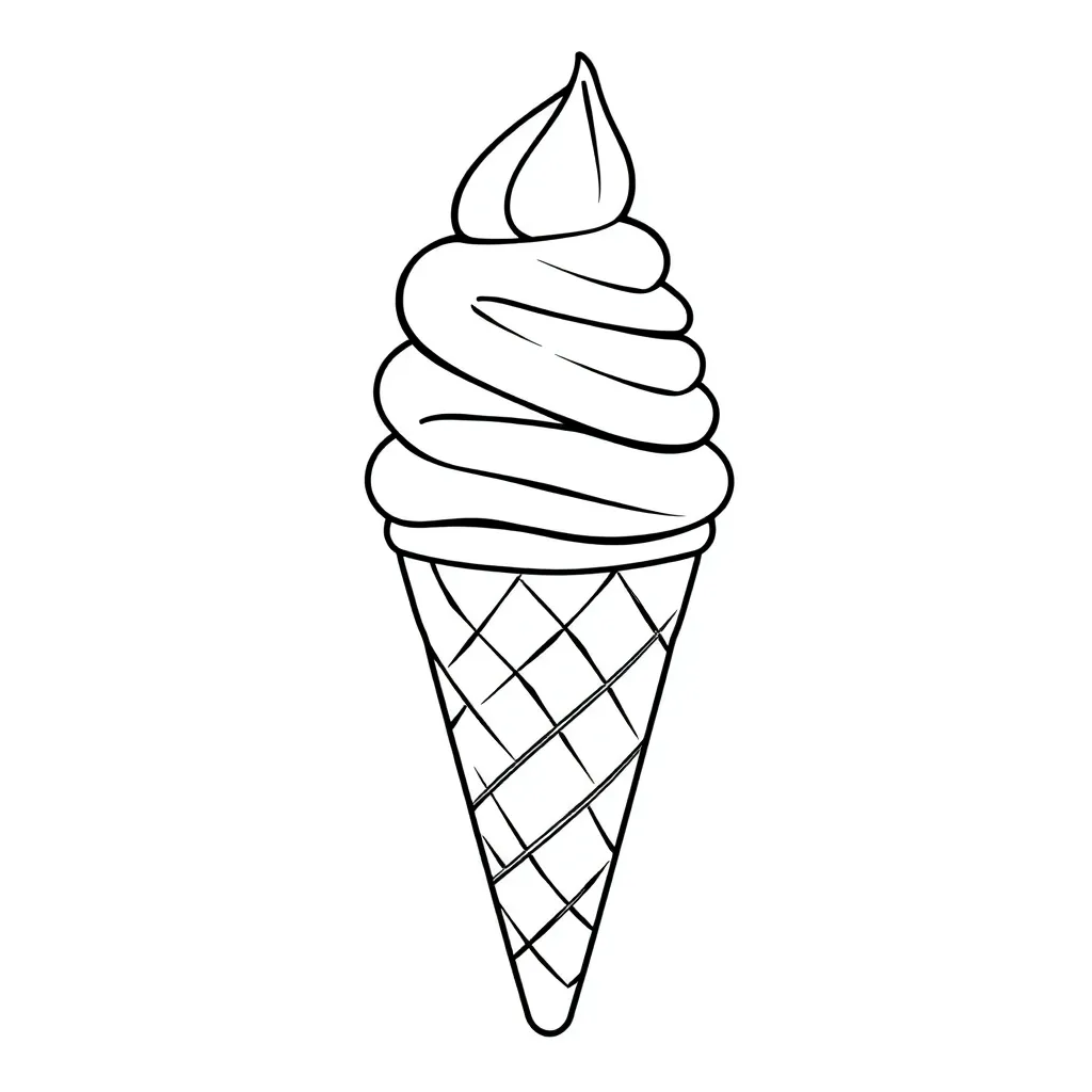 Ice Cream coloring page