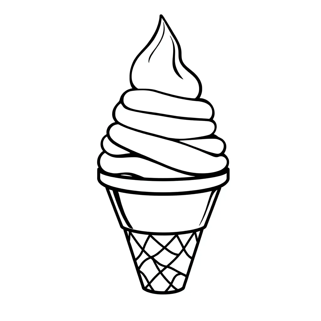 Ice Cream coloring page