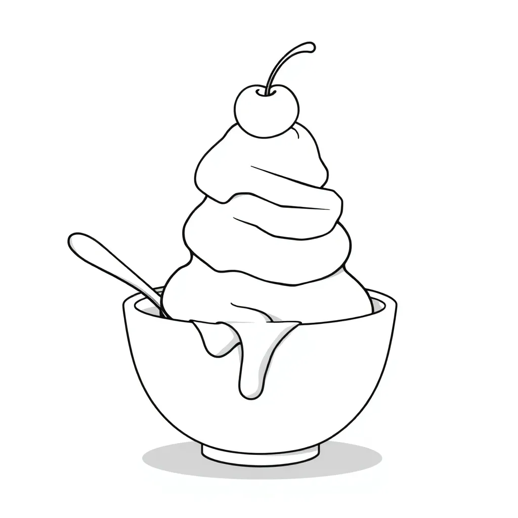 Ice Cream coloring page