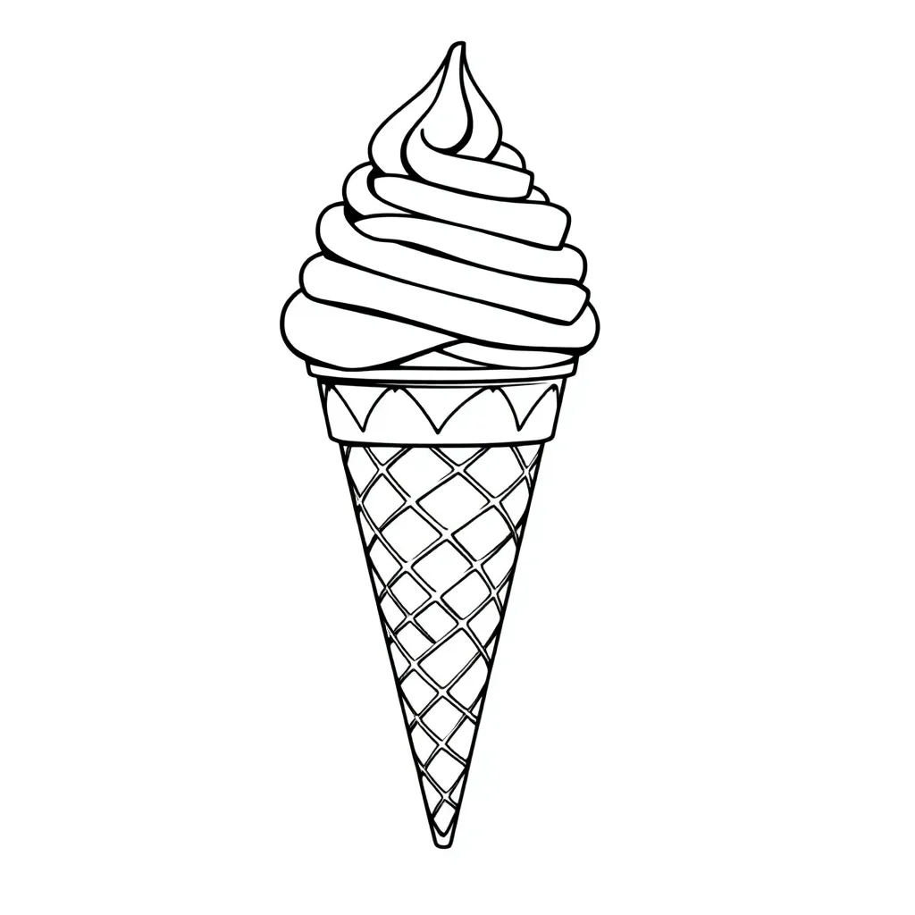 Ice Cream coloring page