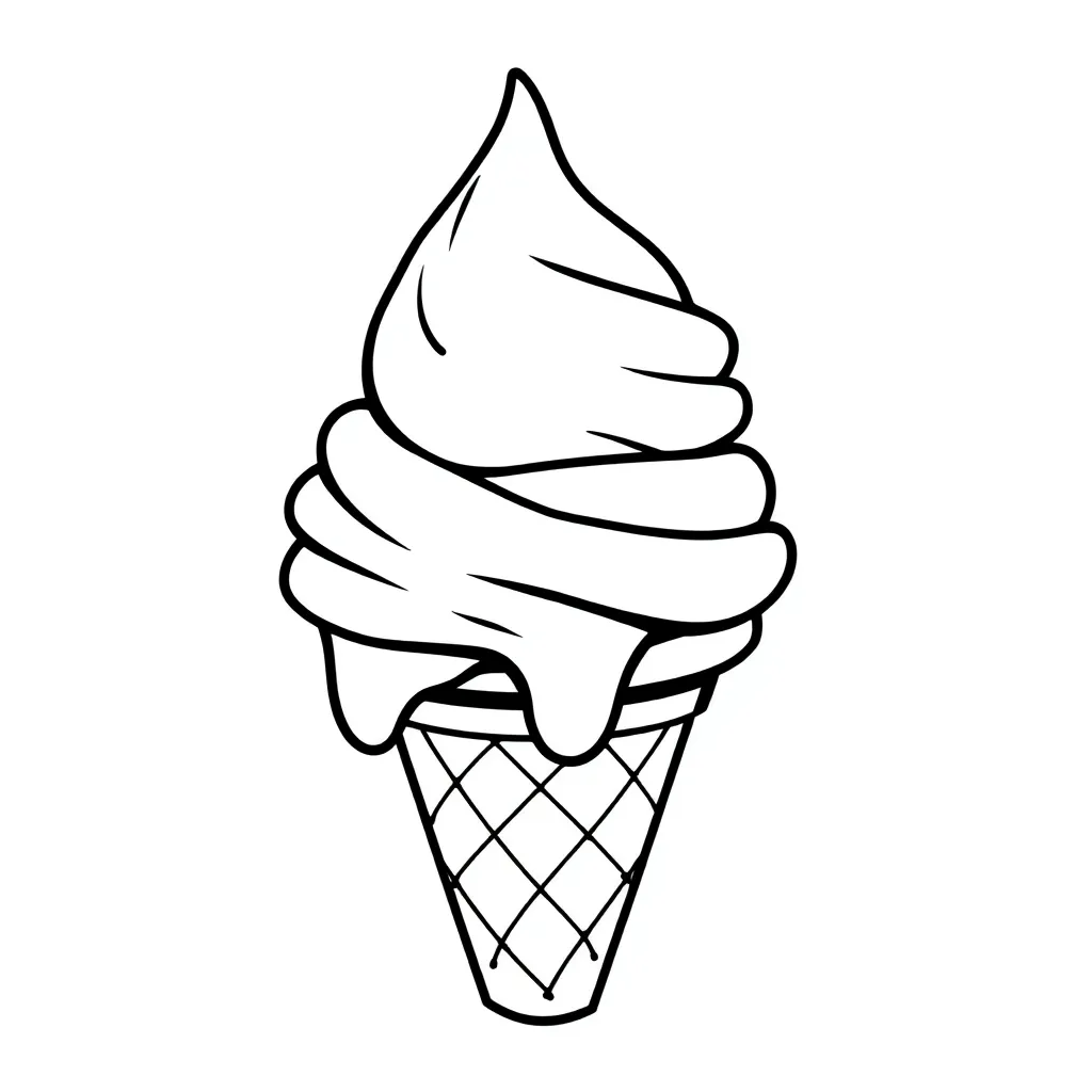 Ice Cream coloring page