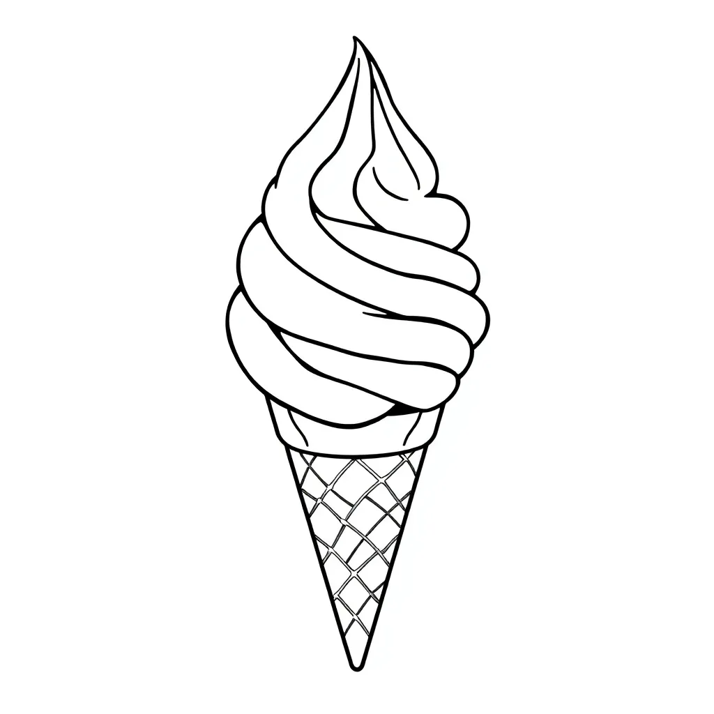 Ice Cream coloring page