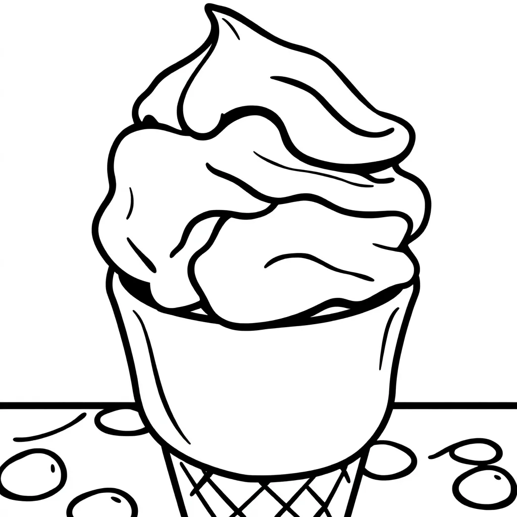 Ice Cream coloring page