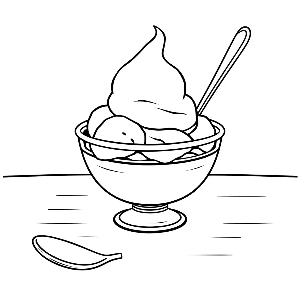 Ice Cream coloring page