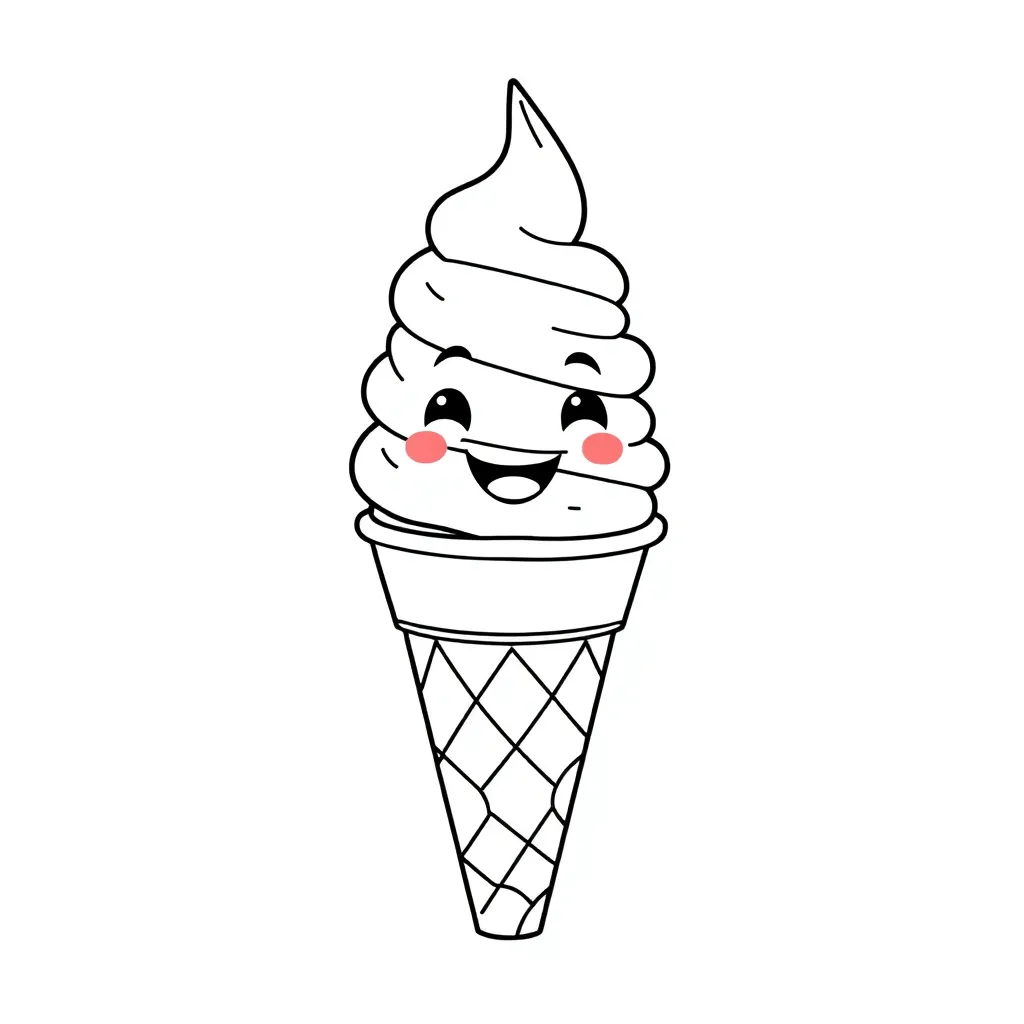 Ice Cream coloring page