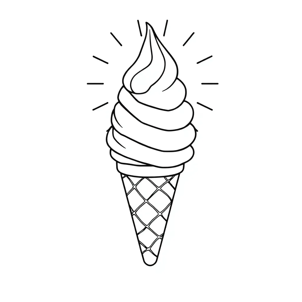 Ice Cream coloring page