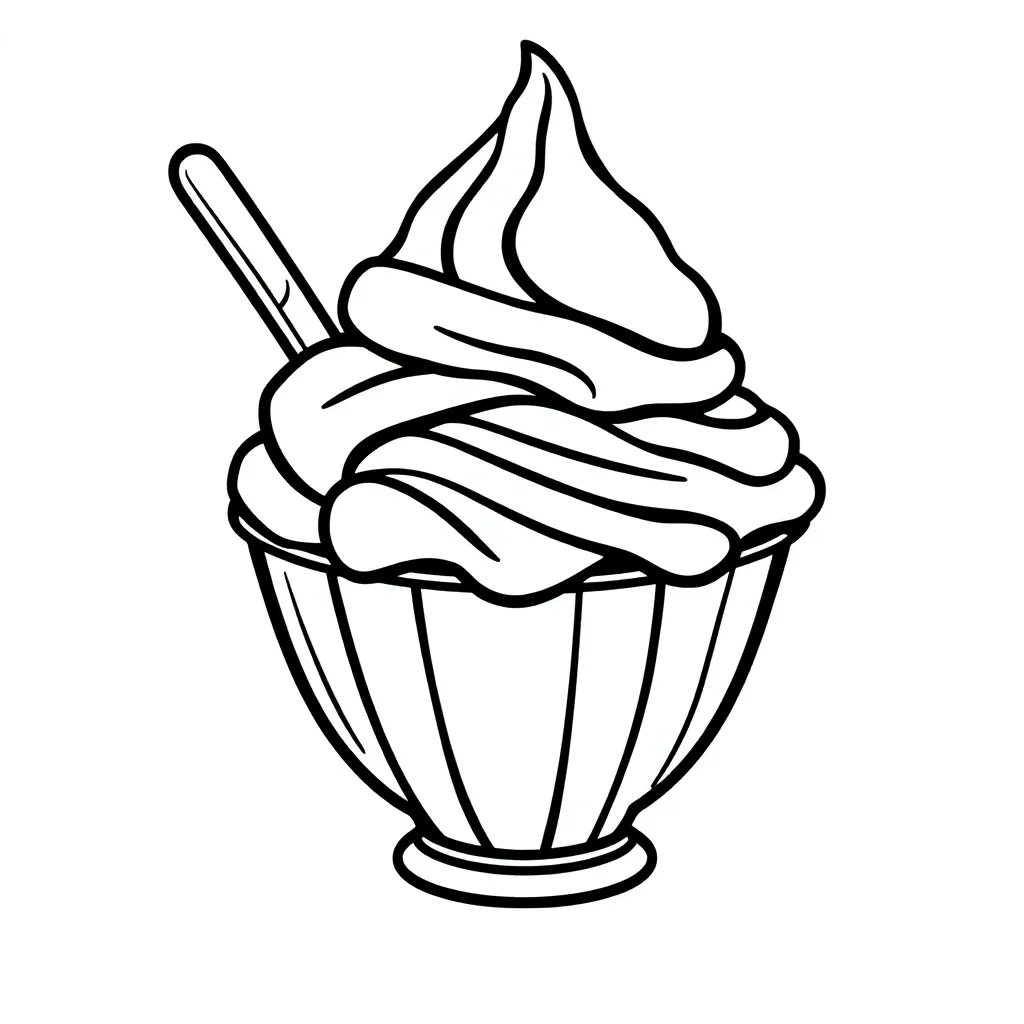 Ice Cream coloring page