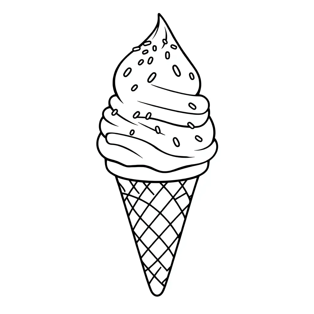 Ice Cream coloring page