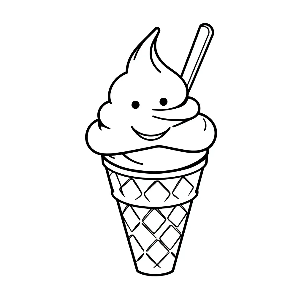 Ice Cream coloring page