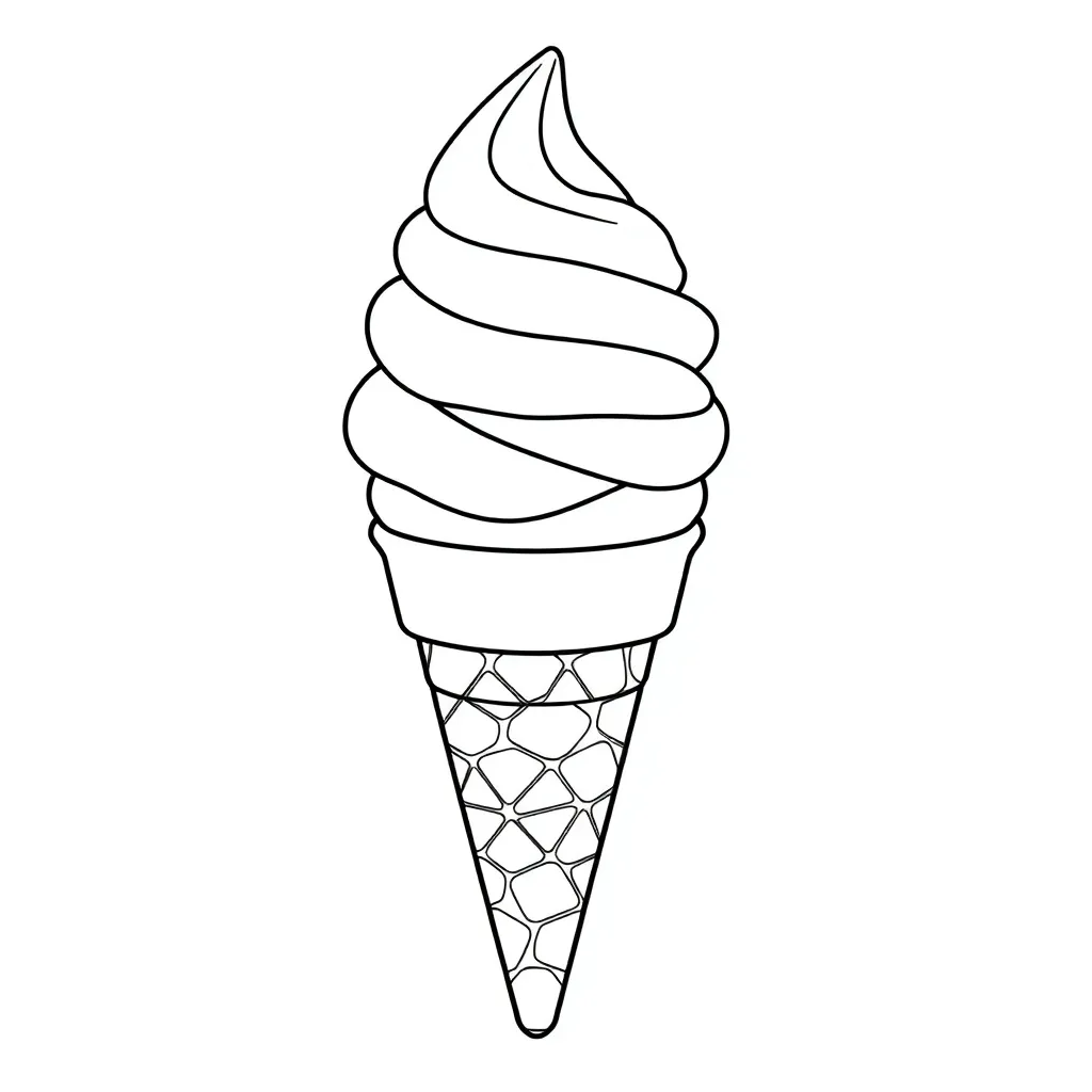 Ice Cream coloring page