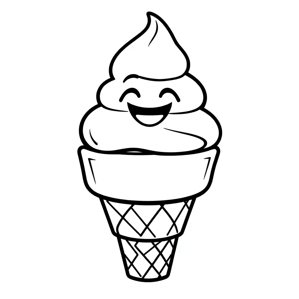 Ice Cream coloring page