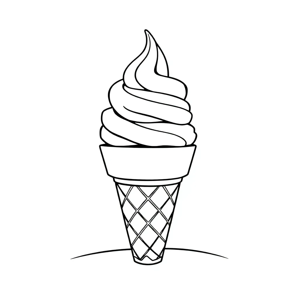 Ice Cream coloring page