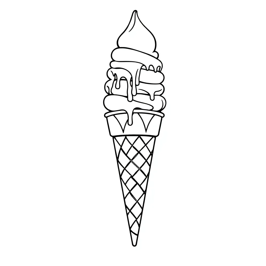 Ice Cream coloring page