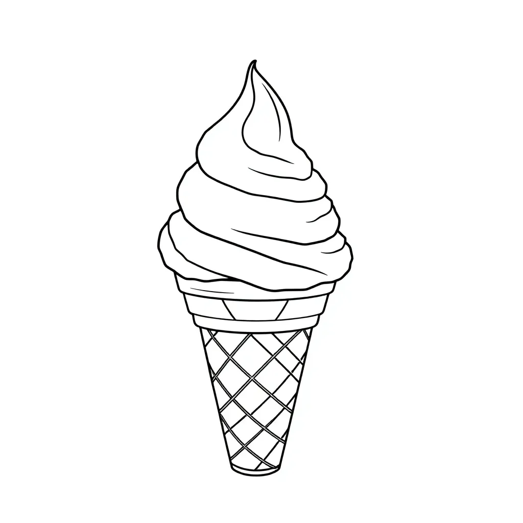 Ice Cream coloring page