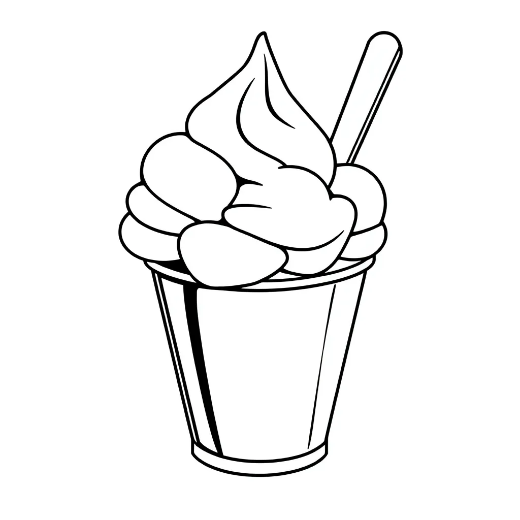 Ice Cream coloring page