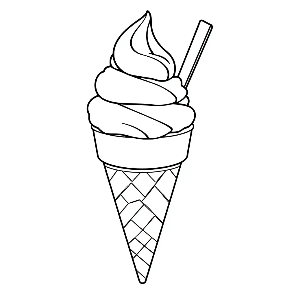 Ice Cream coloring page