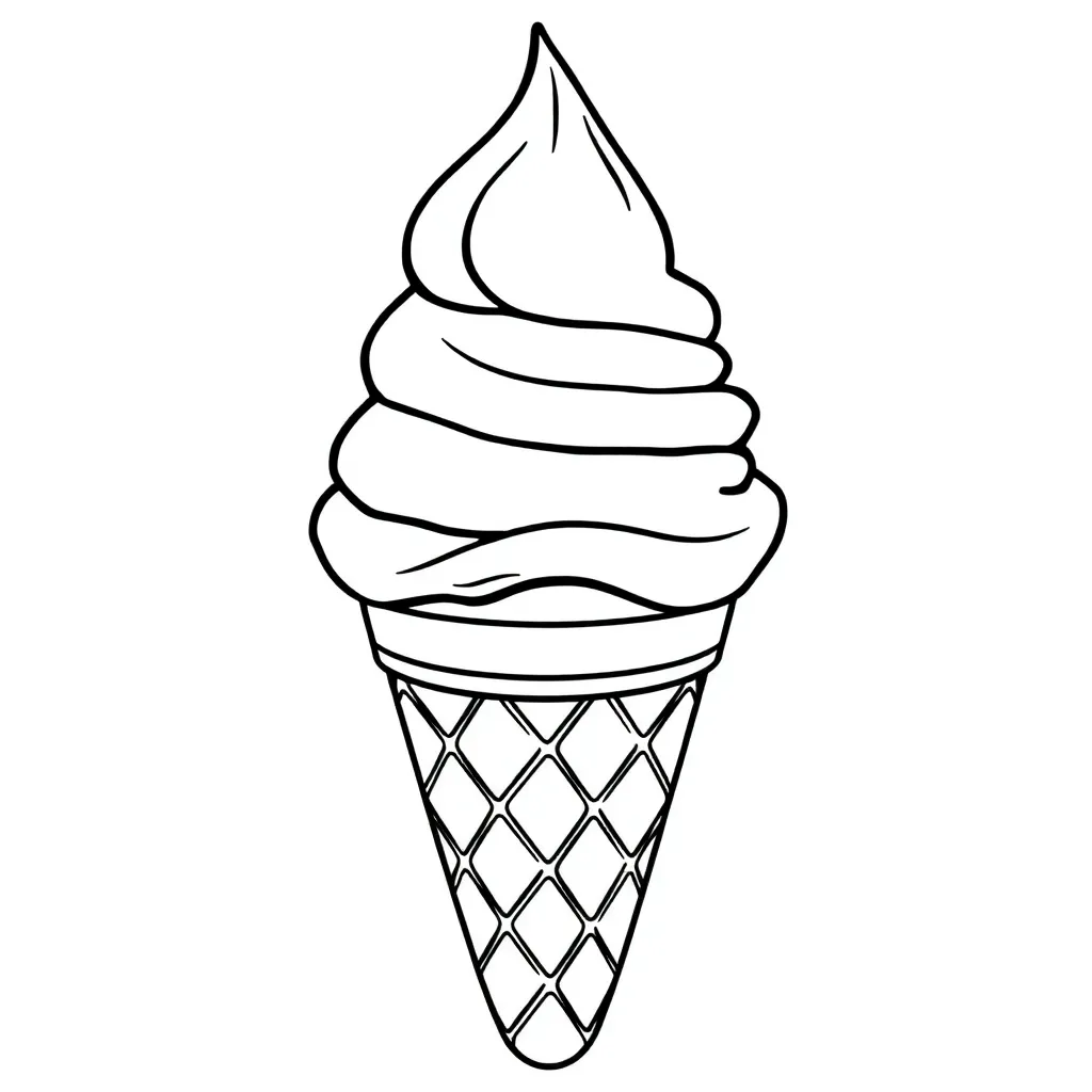 Ice Cream coloring page