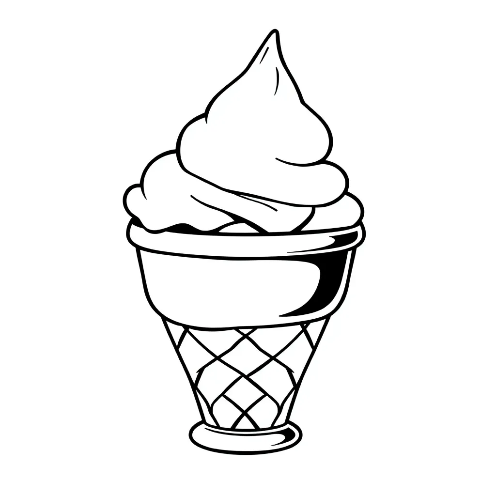 Ice Cream coloring page