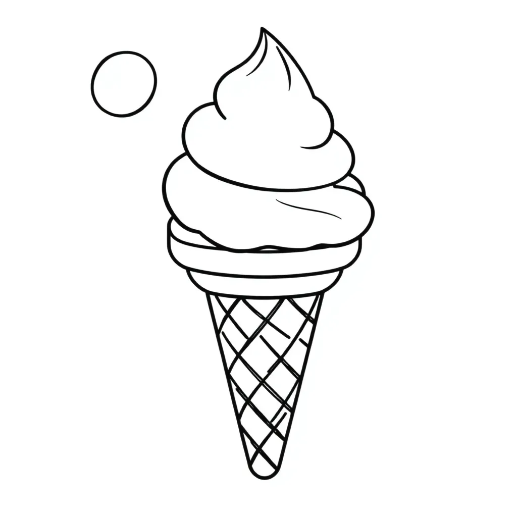 Ice Cream coloring page