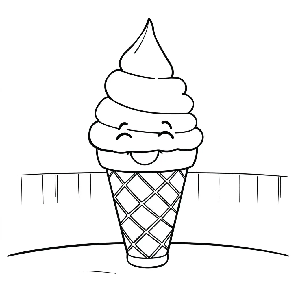 Ice Cream coloring page