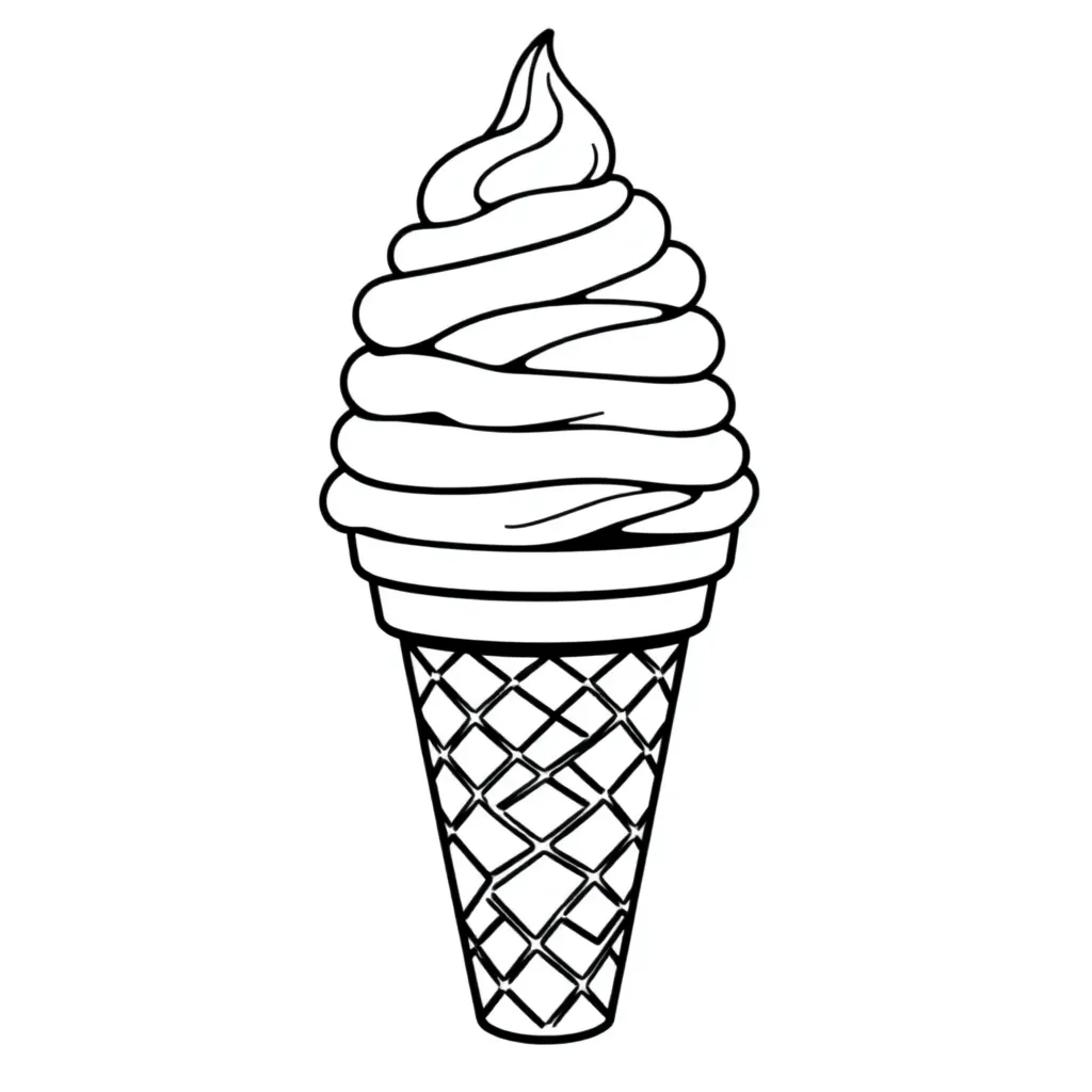 Ice Cream coloring page