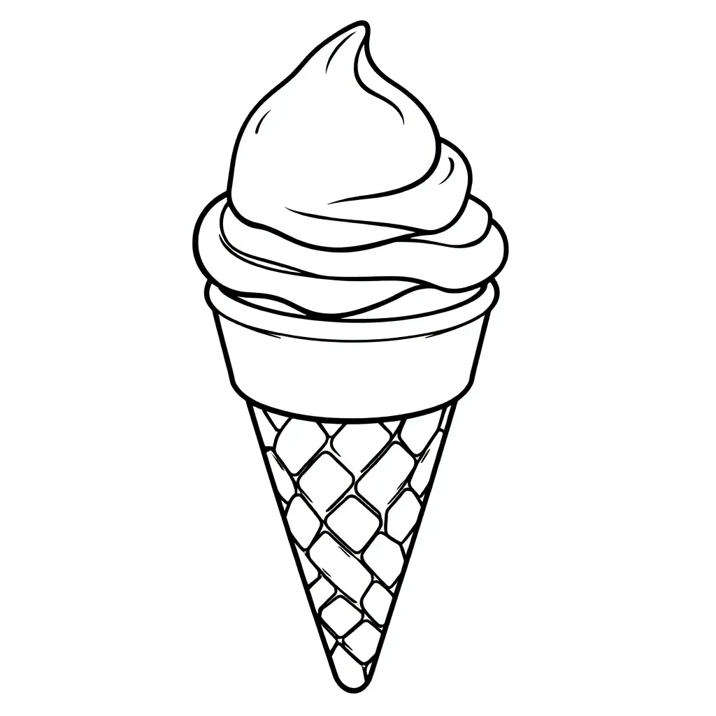 Ice Cream coloring page