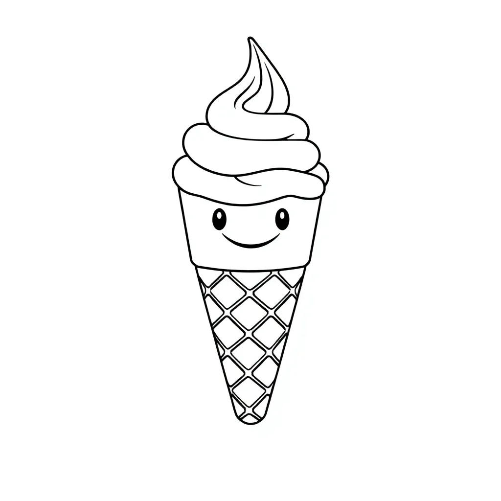 Ice Cream coloring page