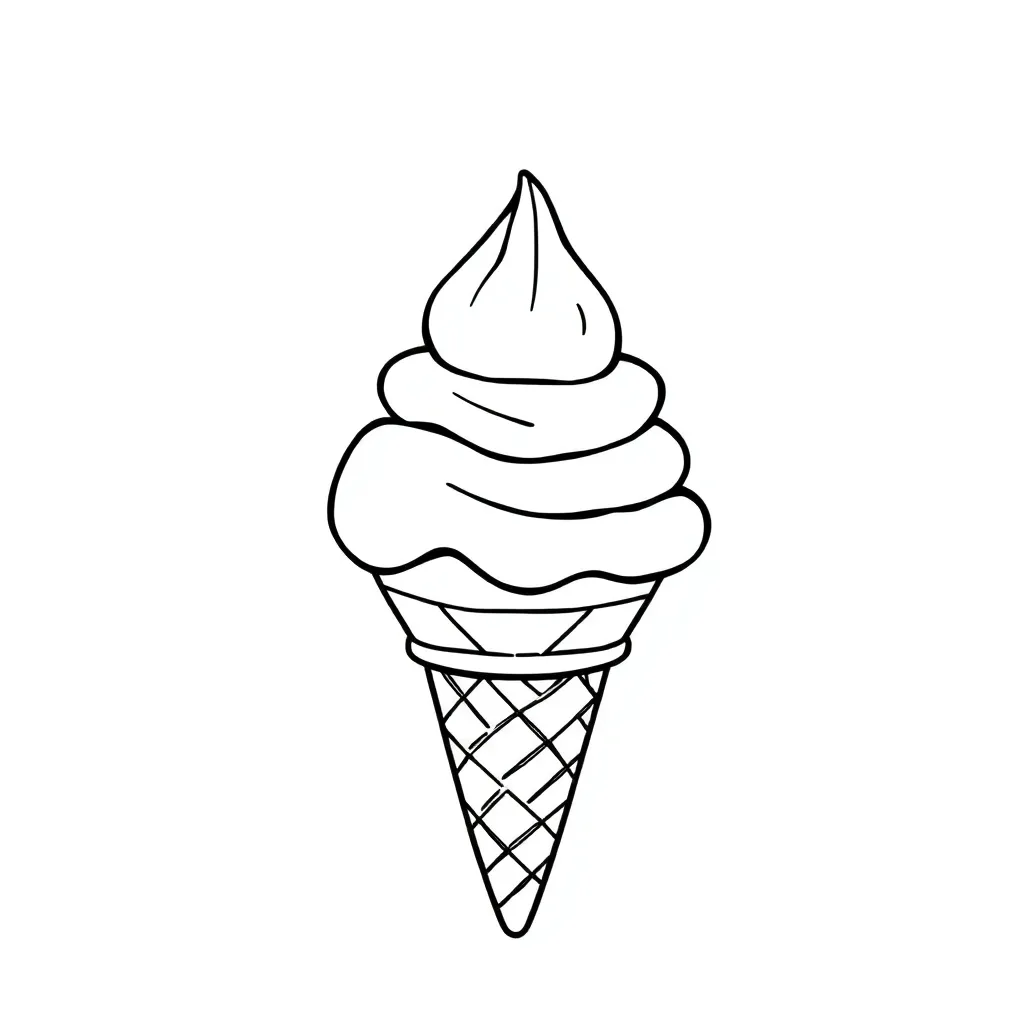 Ice Cream coloring page