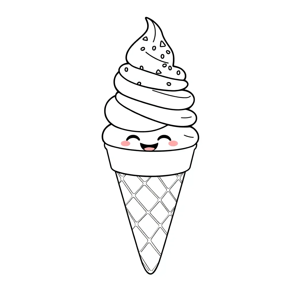 Ice Cream coloring page