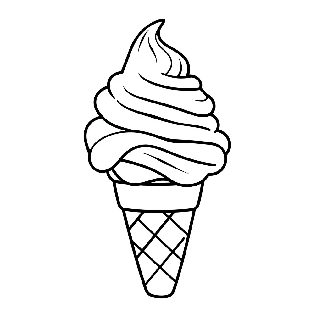 Ice Cream coloring page