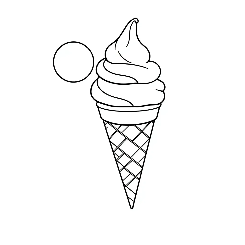 Ice Cream coloring page