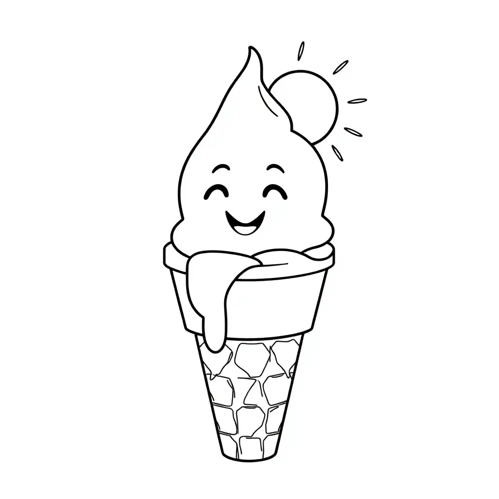 Ice Cream coloring page