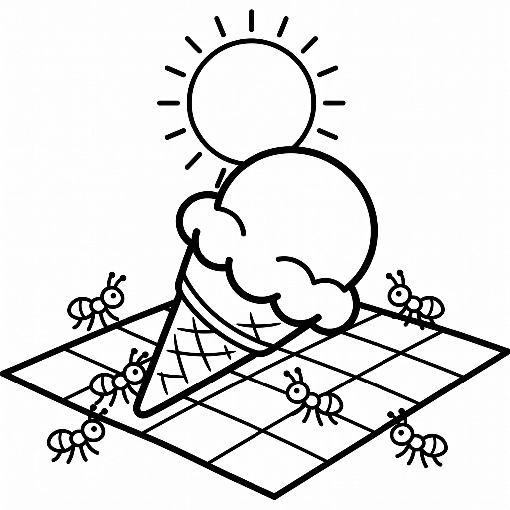 Ice Cream coloring page