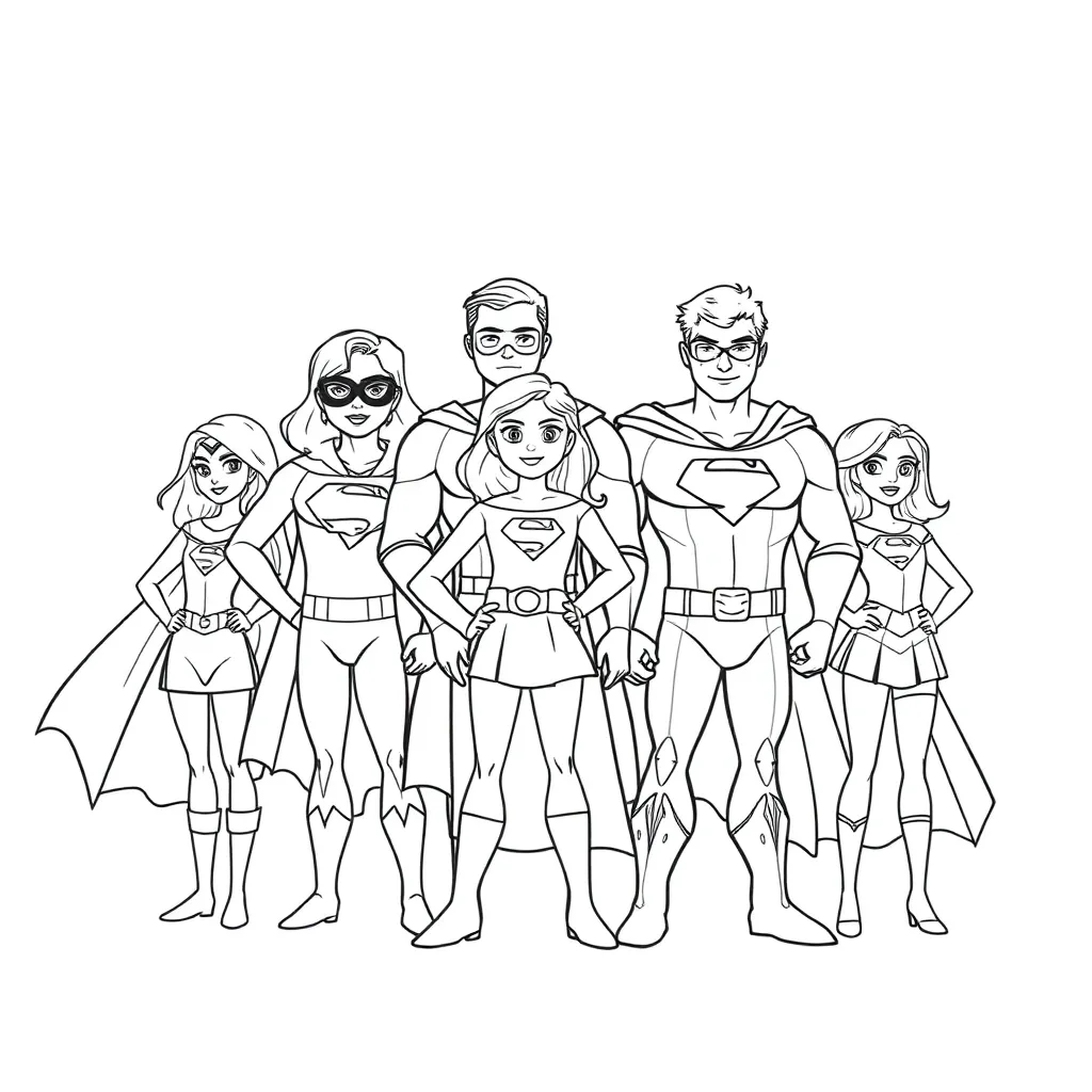 Incredibles coloring page