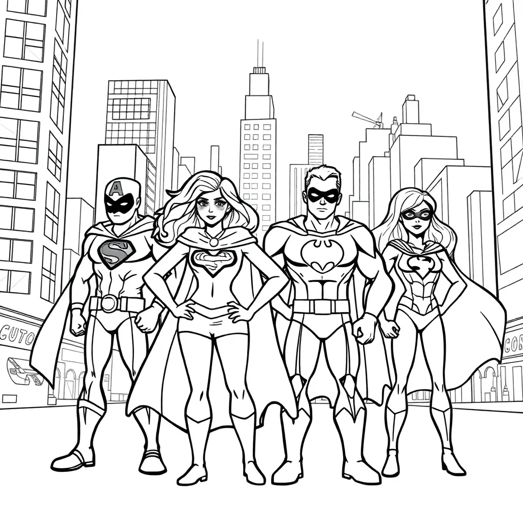 Incredibles coloring page