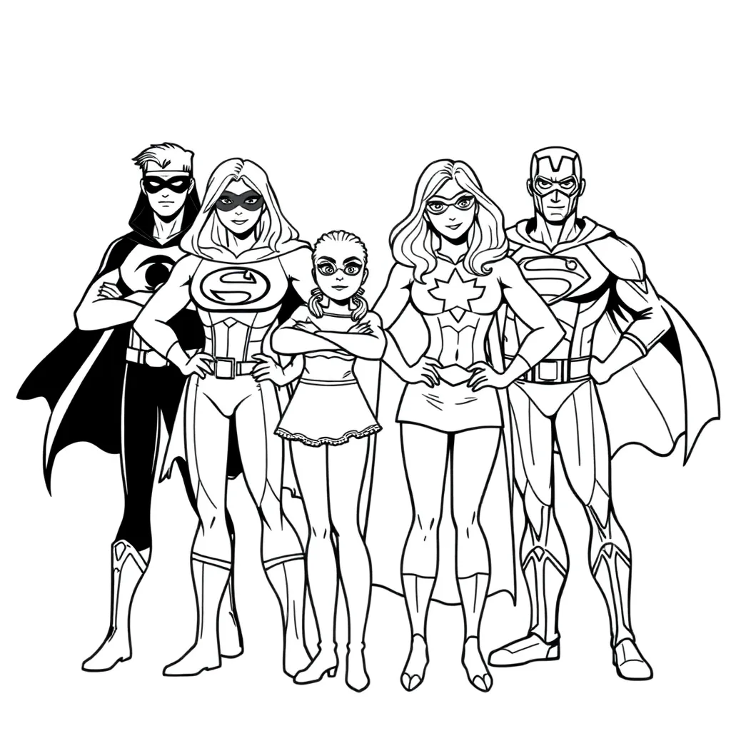 Incredibles coloring page
