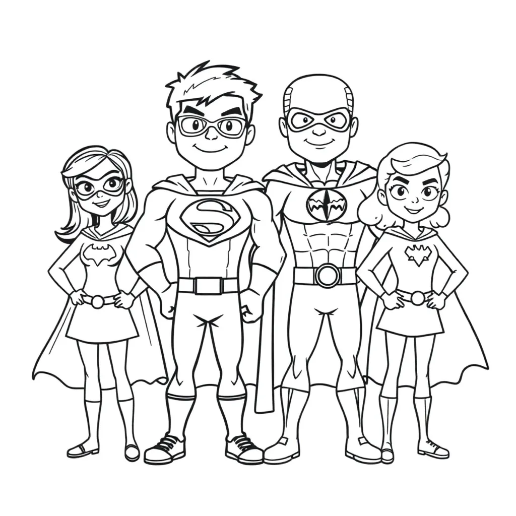 Incredibles coloring page