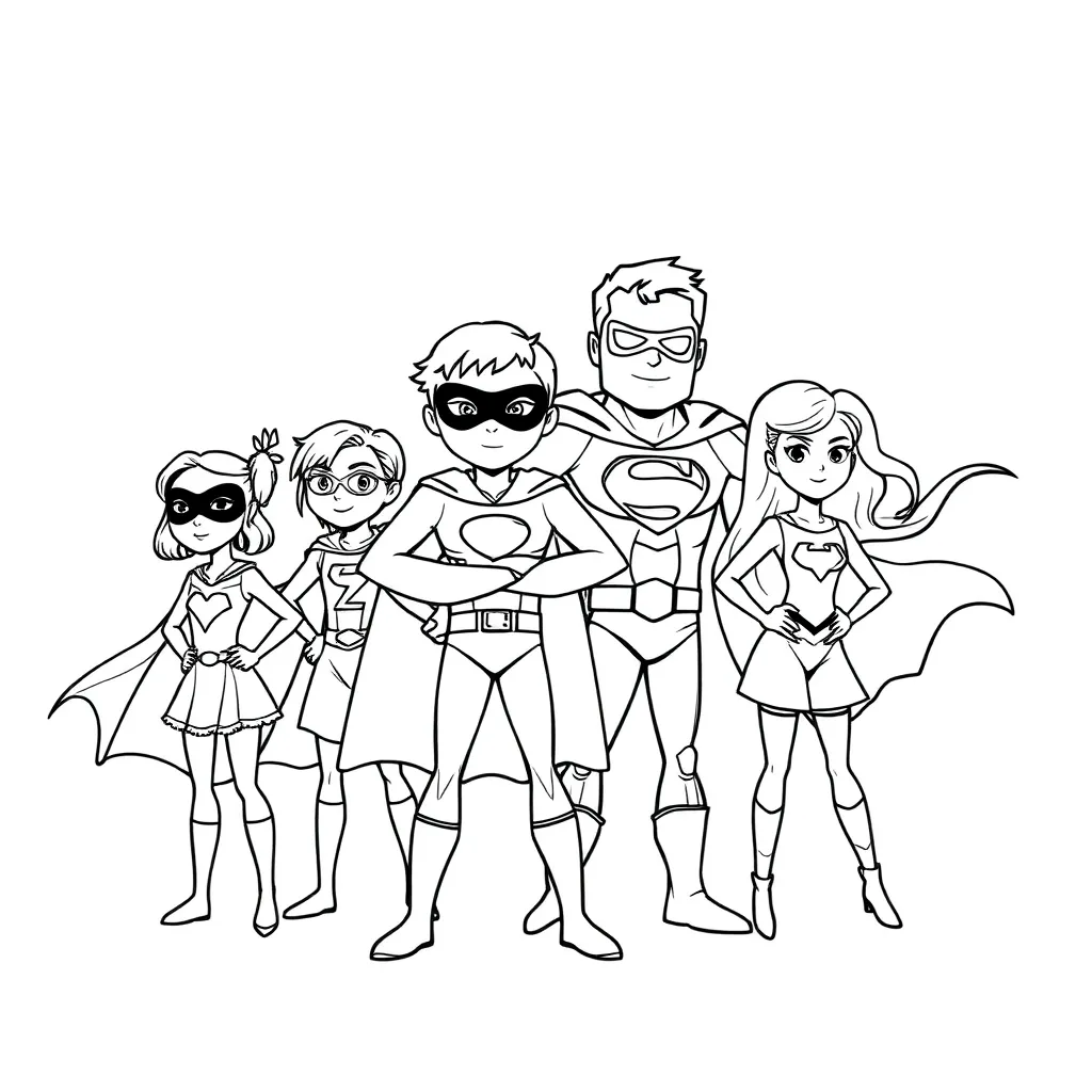 Incredibles coloring page