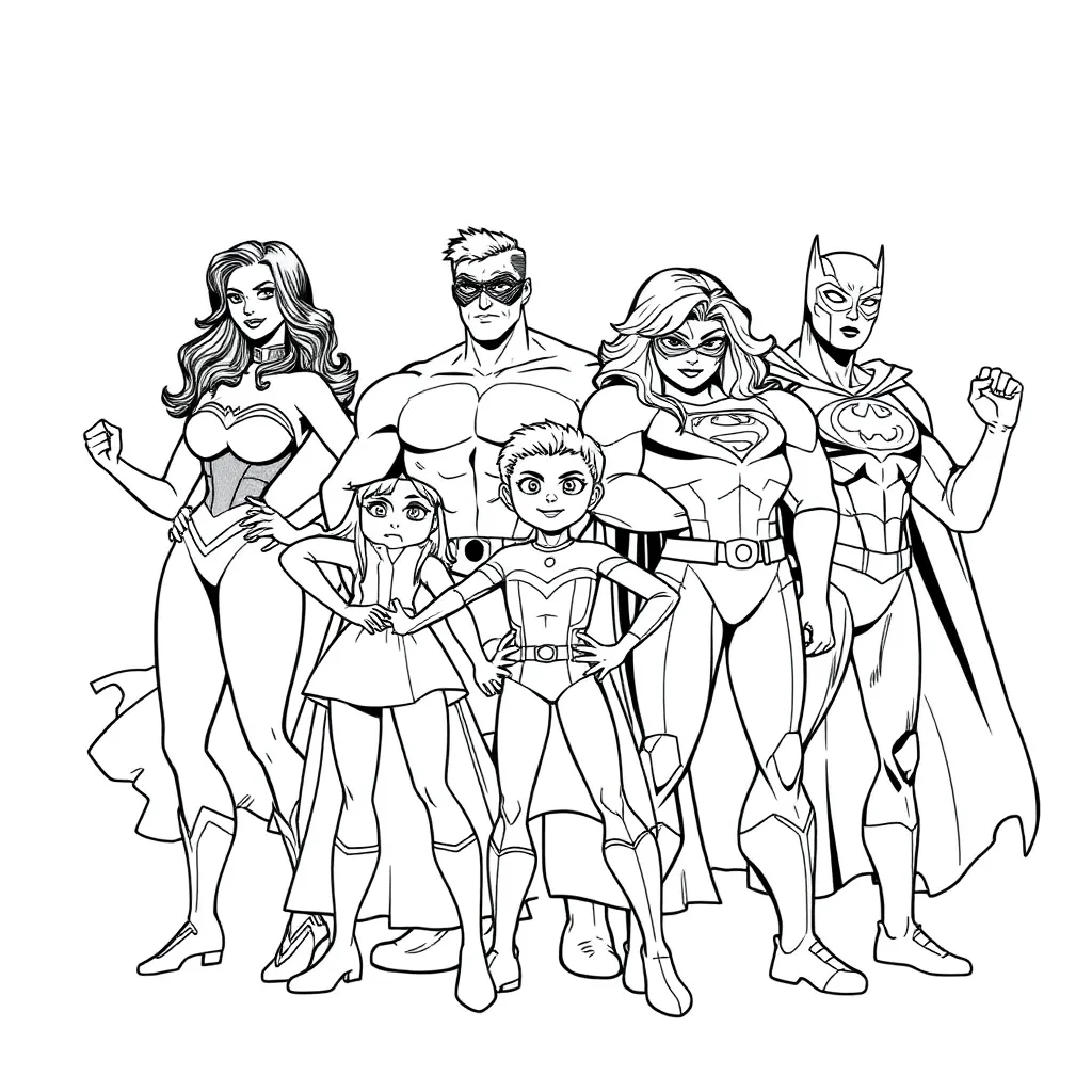 Incredibles coloring page