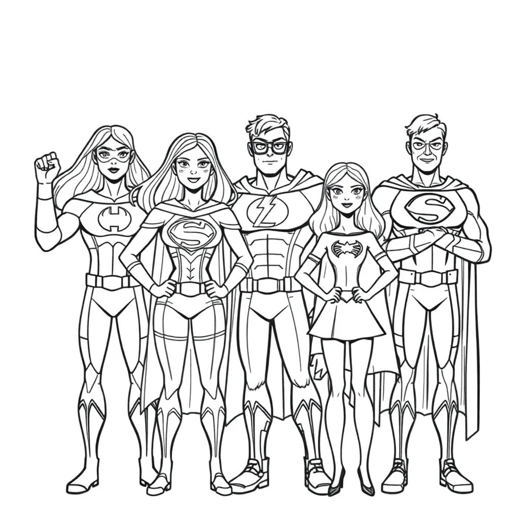 Incredibles coloring page