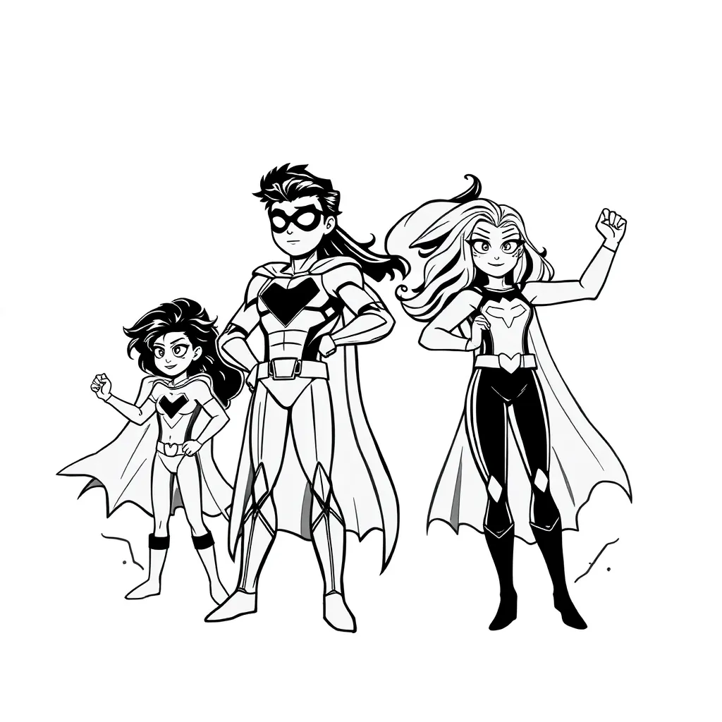 Incredibles coloring page