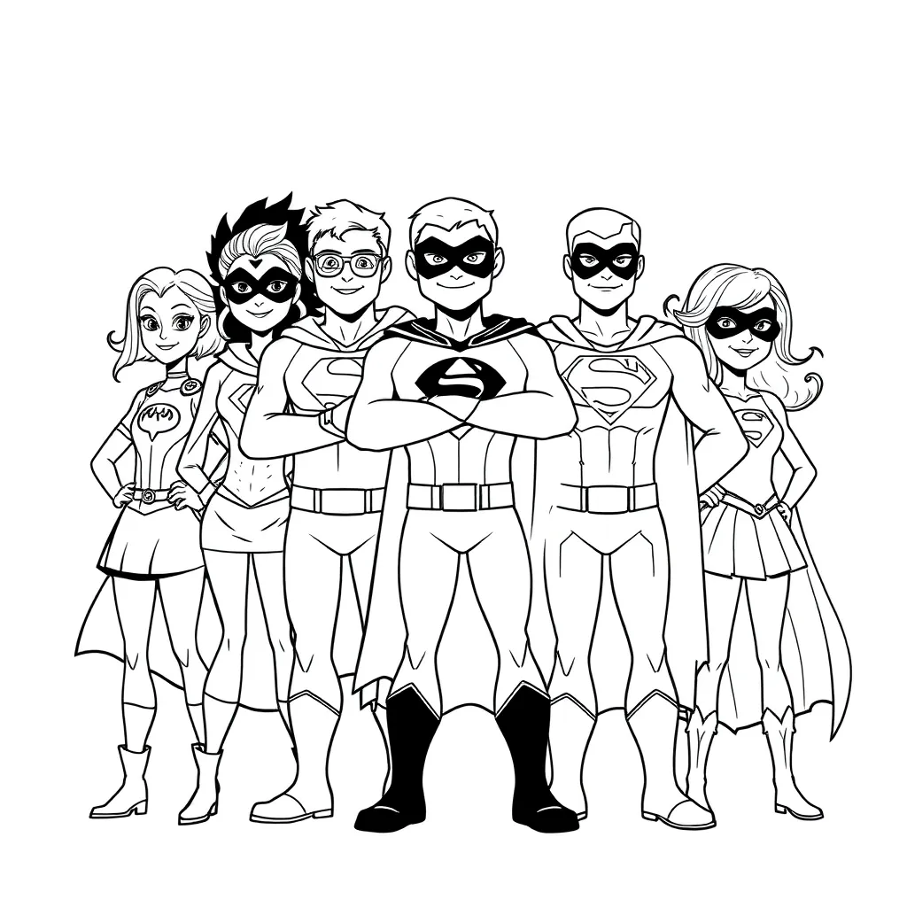 Incredibles coloring page