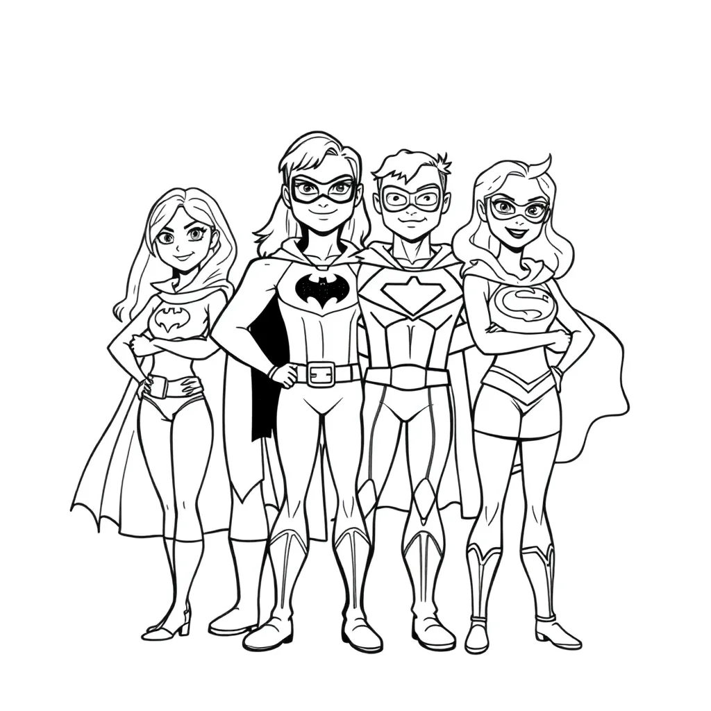 Incredibles coloring page