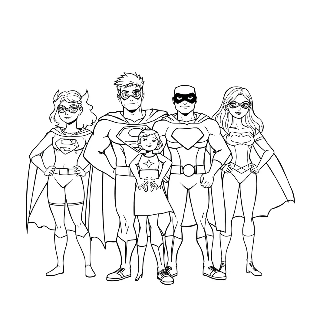 Incredibles coloring page