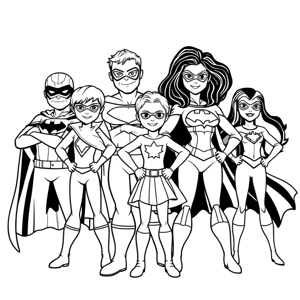 Incredibles coloring page