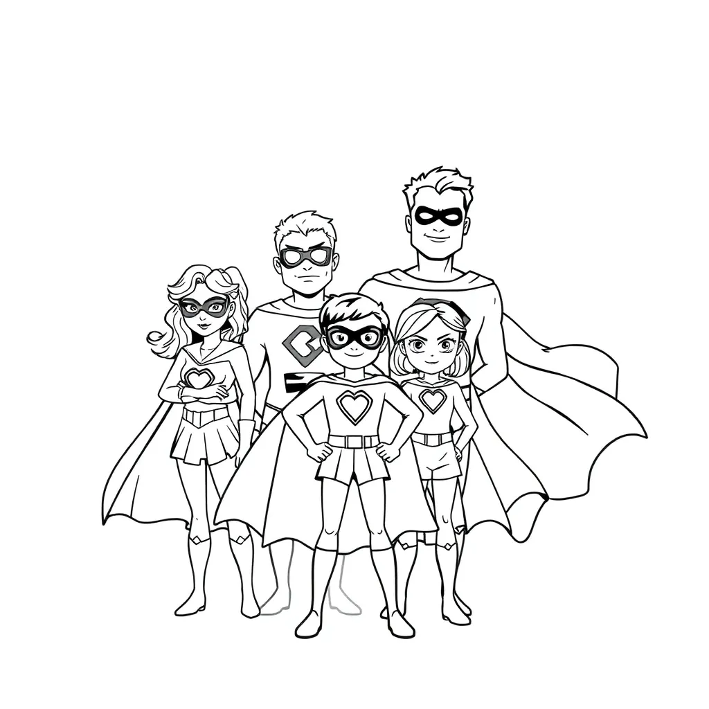 Incredibles coloring page