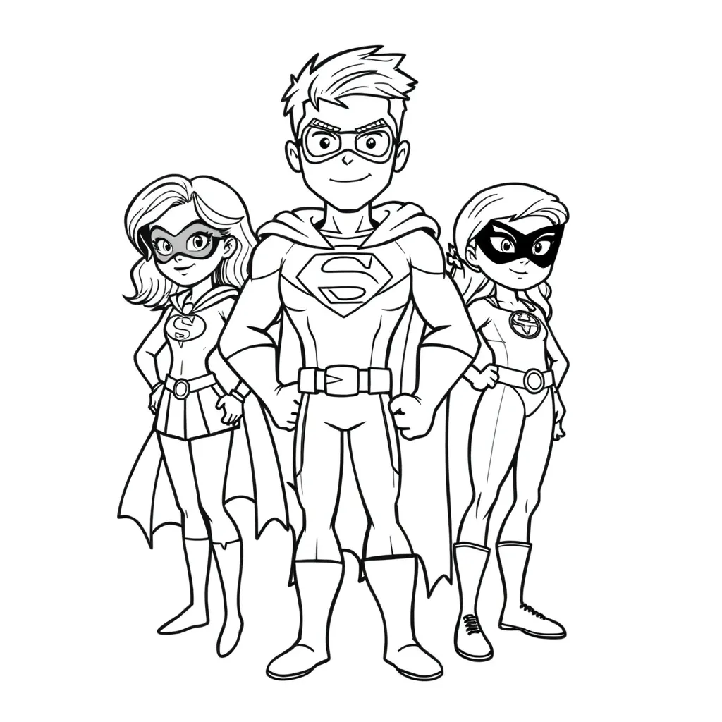 Incredibles coloring page