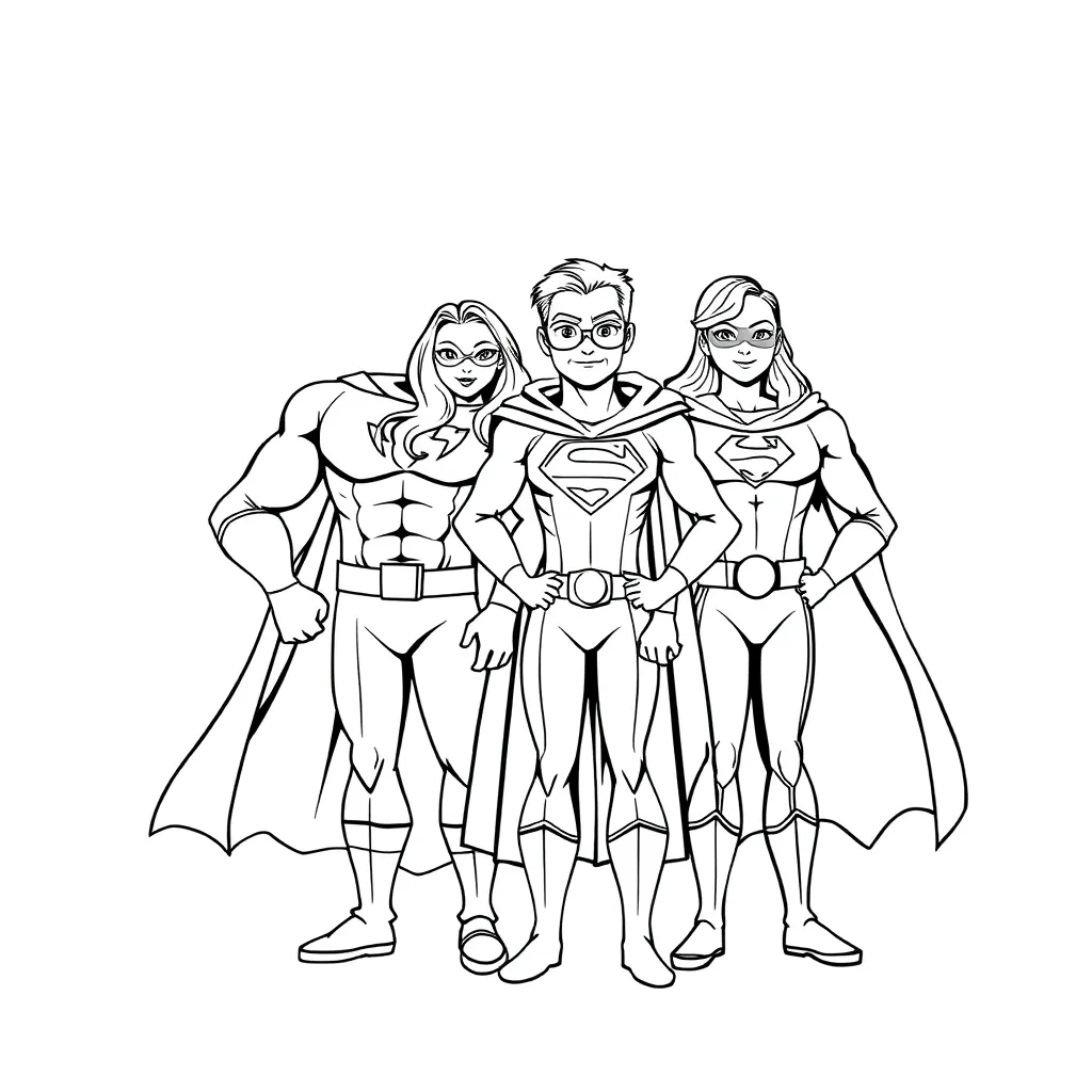 Incredibles coloring page