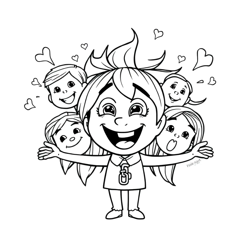 Inside Out coloring page
