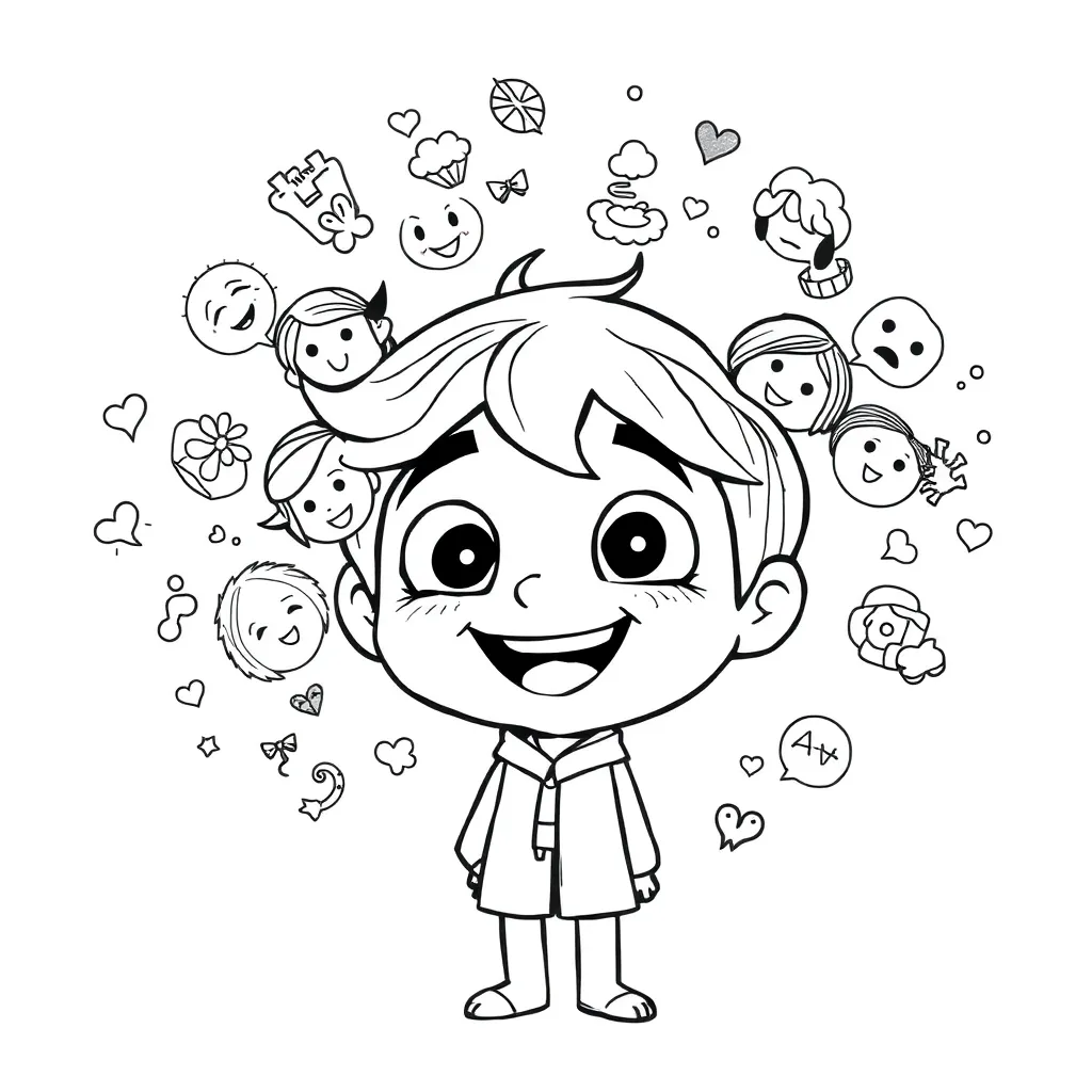 Inside Out coloring page